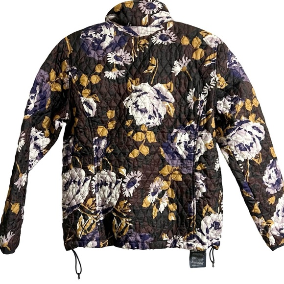 Lands’ End Floral Quilted Primaloft Jacket Size Small - Picture 2 of 6